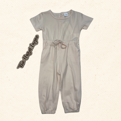 Cozy Beige Jumpsuit